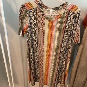 BCBG patterned dress